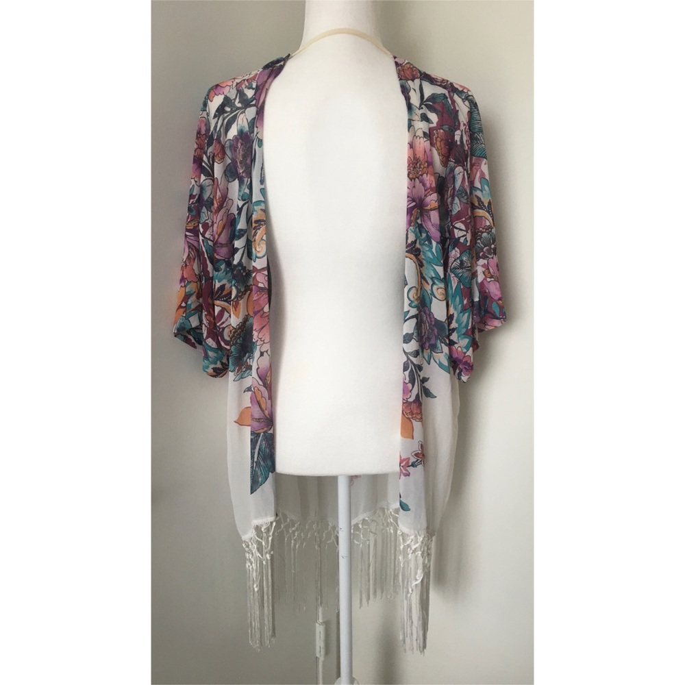 Floral Back Coverup